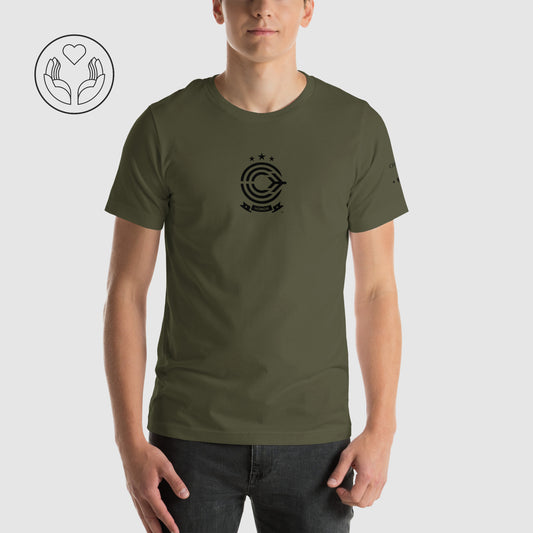 Warrior Flights Subdued Military Green T-shirt ~ for Charity